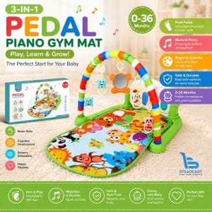 💚 Green Pedal Piano Gym Mat